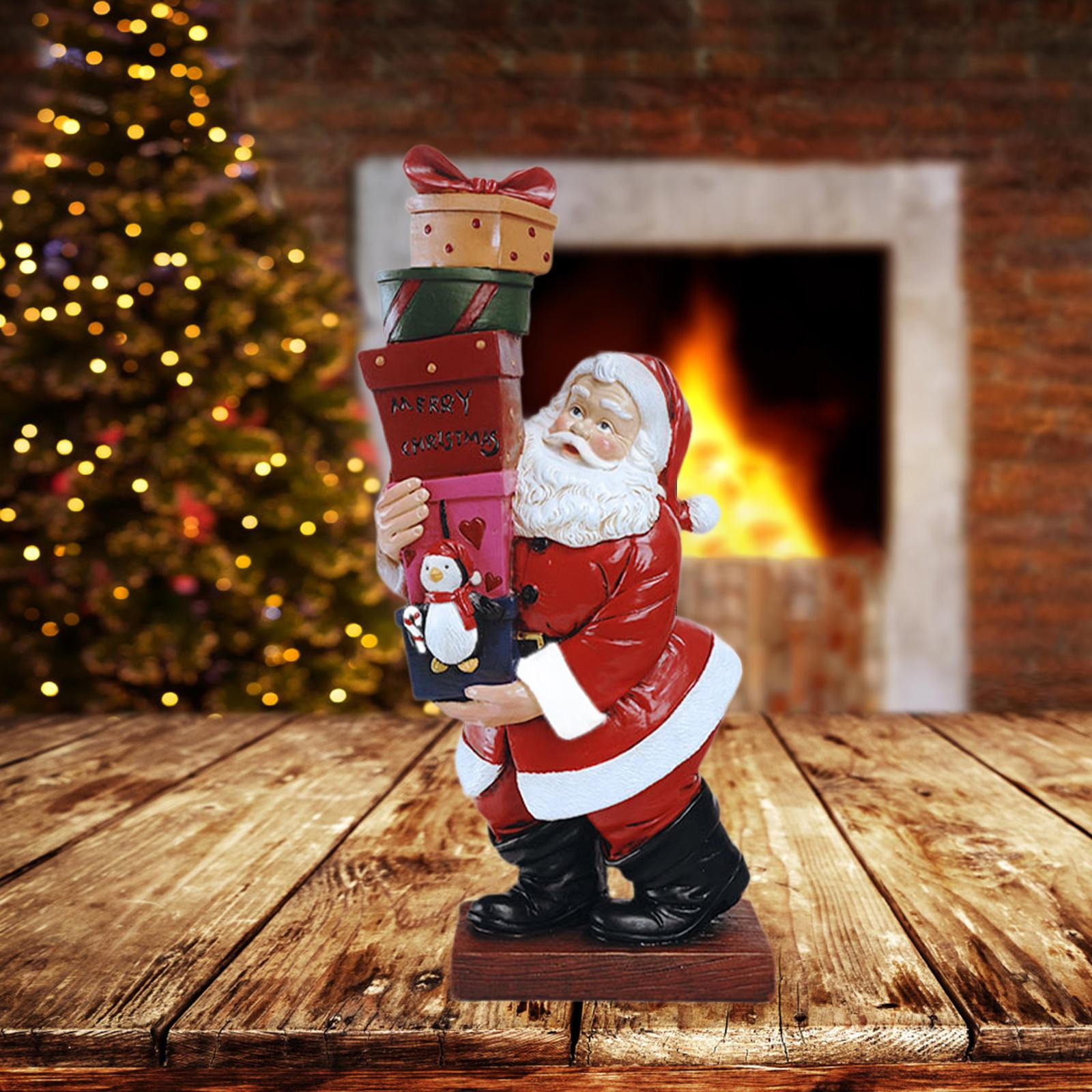 

Фигурка Санта-Клауса Рождественский декор Центральный элемент для офисной полки 18cmx8cmx35cm