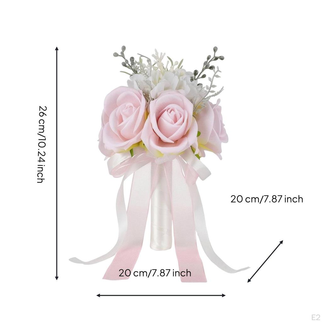 Bridal Bouquet Elegant Wedding Artificial Flowers for Brides, Bridesmaids, Weddings
