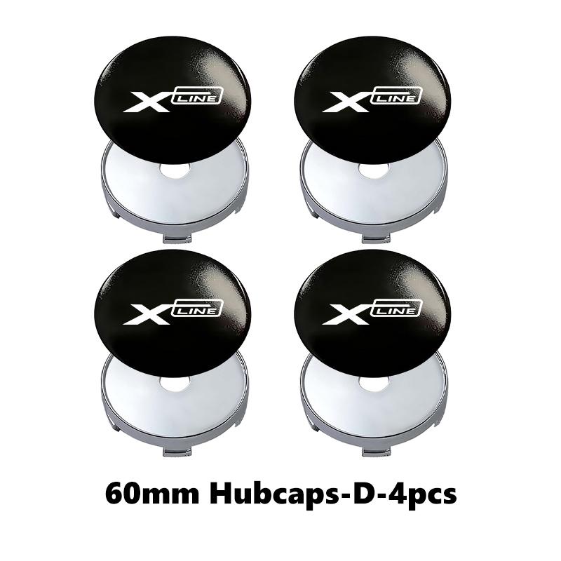 4pcs Car Wheel Center Hub Cap 60mm Universal Anti-Scratch Hub Protector For KIA EV6 Stinger RIO Sorento Picanto Ceed Borrego
