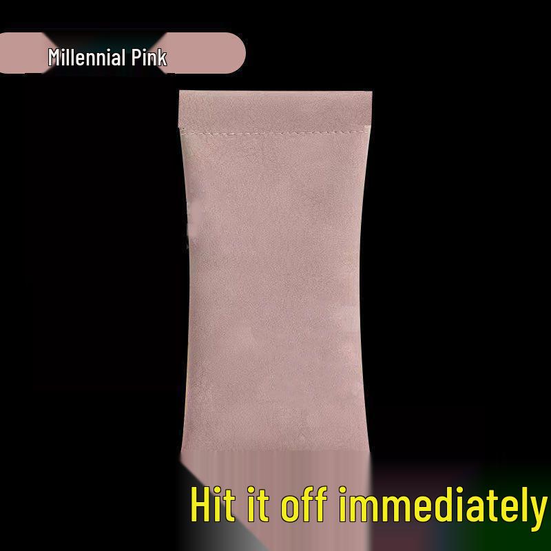 Portable Anti-Pressure Flannel Sunglasses Bag - Universal Simple Glasses Storage Solution