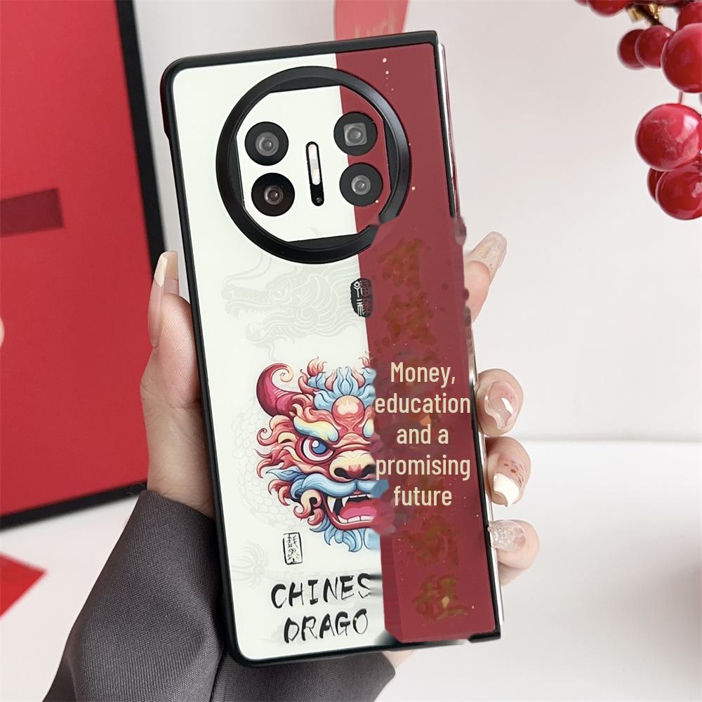 

Защитный чехол для Huawei MateX5 с магнитной присоской, откидывающейся влево и вправо, — идеальный вариант для стильного и процветающего национального тренда. Huawei Mate X3