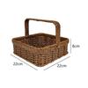 Pot Ingredient Tray Rectangular Vegetable Basket with Handle Long-Lasting