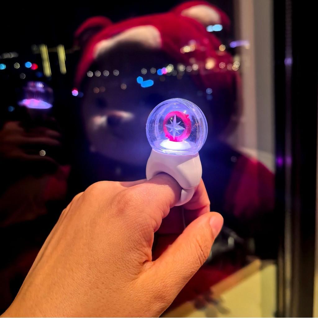 Stray Kids Colorful Lightup Support Ring Stylish Plastic Resin Hand Accessory For Fans
