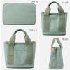 [SBRNMAA] Small Divided Tote Bag for Women, Large Capacity, Solid Canvas, Mini Tote Bag, Mini Bag, Diaper Bag, Lunch Bag, Handbag, Freestanding,