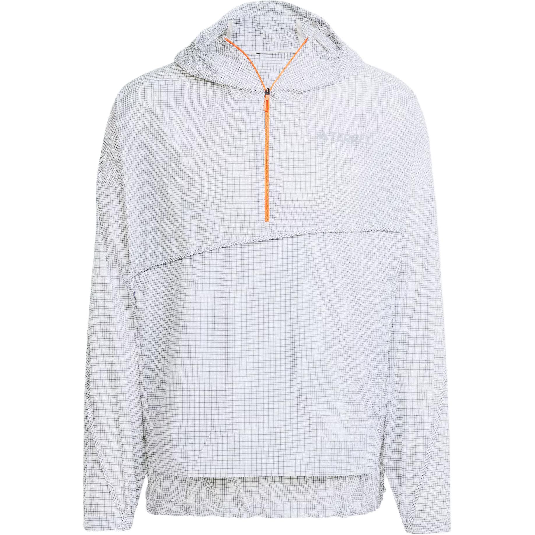 

Adidas Terrex Xploric Ss25 Ветровка Анорак Уличная Спортивная Куртка Свободного Покроя с Капюшоном Мужская Куртка Белая JF1504 L