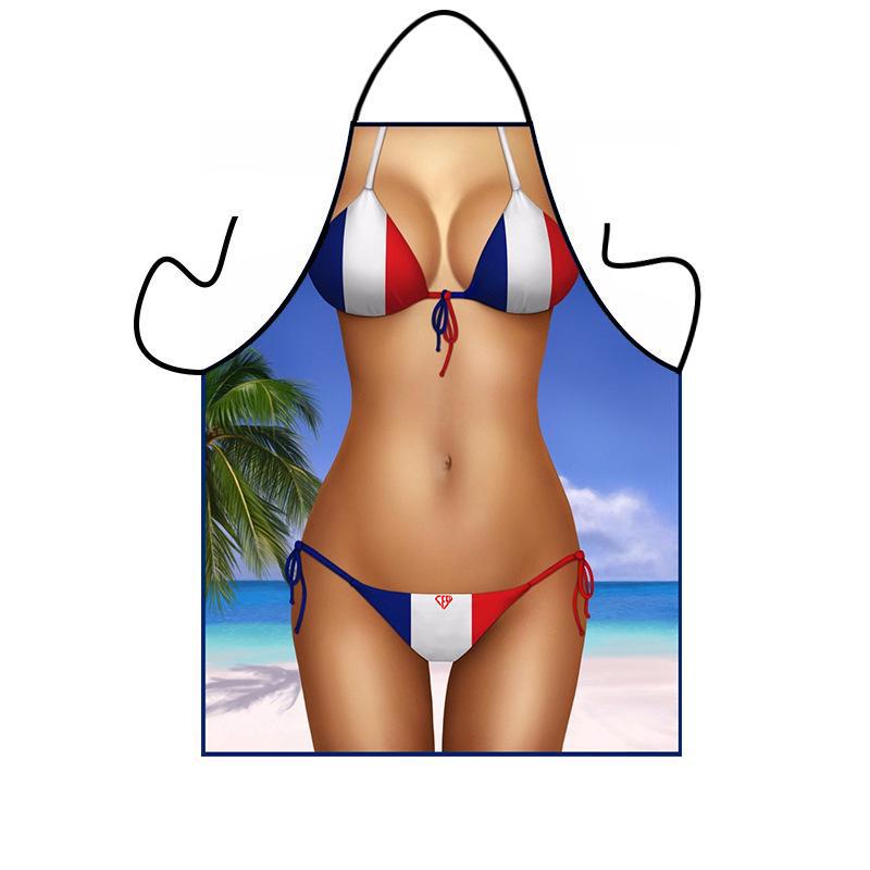 Novelty Muscle Man Apron - Creative Funny Design