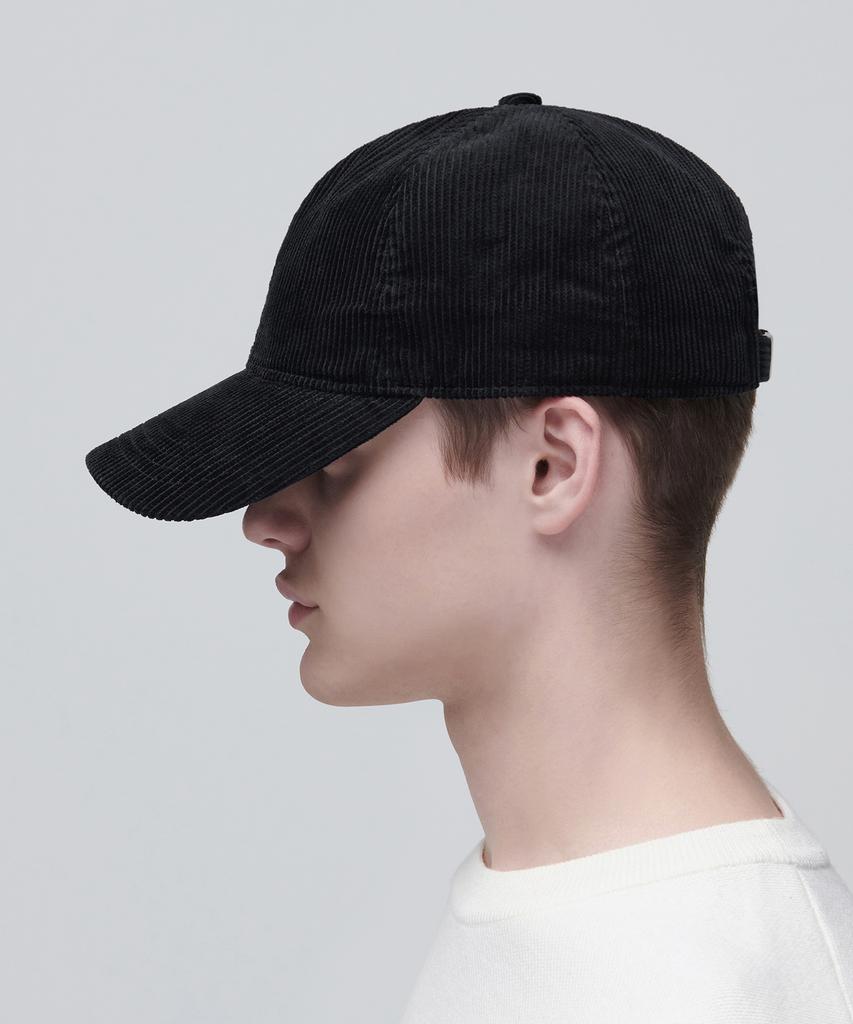 MUSINSA STANDARD Oversized Corduroy Ball Cap [Black]