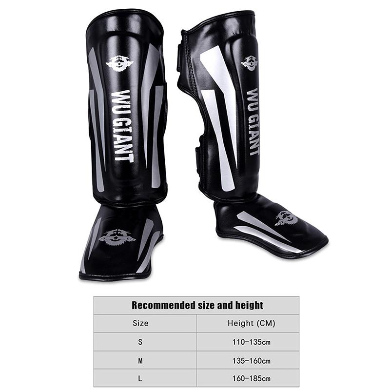 1 Paar Kickboxen Boxen Schienbeinschützer Pads Muay Thai Kampfsport Sanda Wushu Beinschutz Taekwondo Mma Kampf Knöchelschützer
