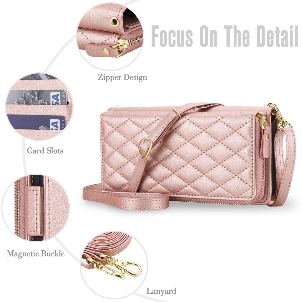 Crossbody Wallet Cards Solt Leather Case For Samsung Galaxy S26 Ultra S25 S24 Plus S23 A17 A07 A57 Shockproof Lanyard Bag Cover