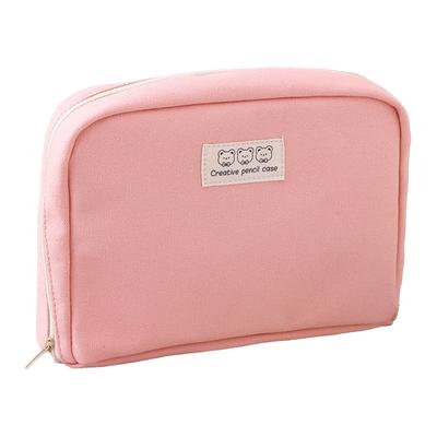 Stationery Gadget Pencil Large Stylish Pencil Stationery Storage Pouch Lifactlab. Pouch, Pouch, Case, Capacity, Holder, Case, (Pink)