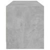 Vidaxl Szafka Tv Ze Szklanymi Drzwiami, Szarość Betonu, 102X37X42 Cm