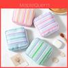 Modern Striped Storage Bag With Multifunctional Organizer For Travel And Makeup Use