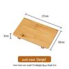 ZISIZ Rectangular Bamboo Wood Serving Platter