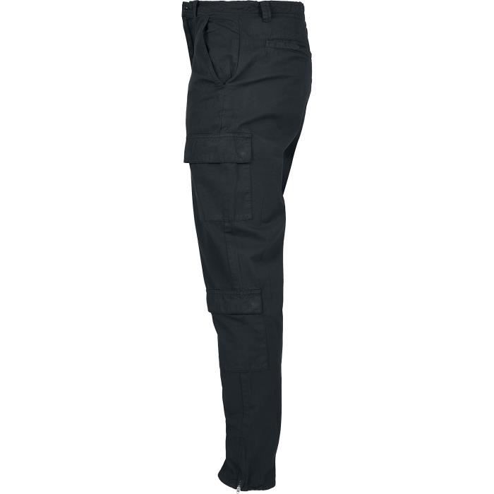 Pantalon Cargo Tapered - Urban Classics - Noir - Homme - Adulte - Coupe Cargo
