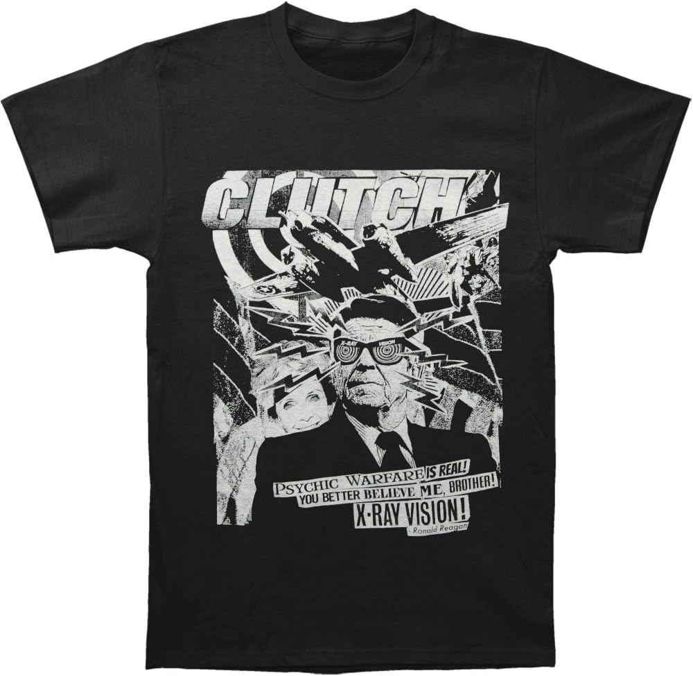 

Clutch Men s Uncle Ronnie T-shirt X-Large Black S разноцветный