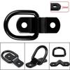 2/4/6/8Pcs Heavy Duty D Rings Tie Down Anchors Universal Trailer Connector Link D Shaped Tow Hook Wall Surface Mount Bracket