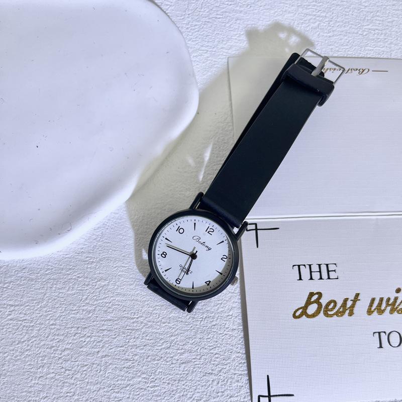 Exam Luminous Watch Female Simple Trend Student Style College Style Retro Literary Couple Watch