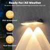 Solar Fence Lights Outdoor- IP65 Waterproof 3 Mode Solar Deck Lights for Outside Yard Railing Step Patio Stair and Wall (6 pack)