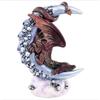 Halloween Moonlight Dragon Statue Gothic Style Decoration Skull Crescent Sculpture Ornament Resin Crafts home decoration