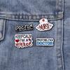 Medical Care Series Alloy Brooch Oil Dripping Cartoon Badge Nurse Pill Doctor English Alphabet Clothes Decorative Accessories