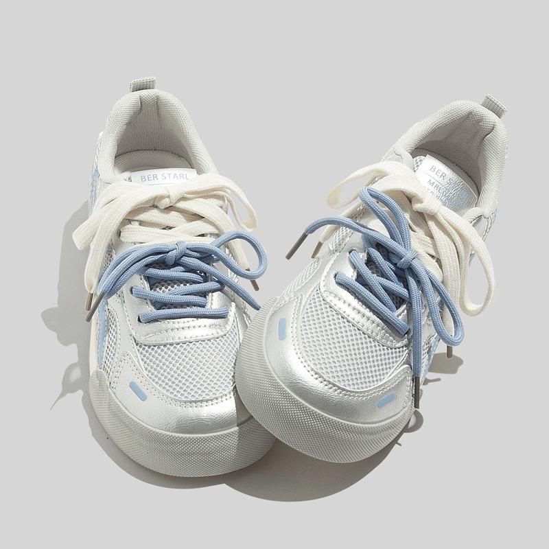 Pantofi casual respirabili Pantofi de damă cu talpă moale Pantofi sport de modă versatili Pantofi de antrenament germani ușori din plasă