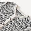 Lekasha Women's Cashmere Cardigan - Coco Style, Round Neck, Fashionable Knitwear for Autumn/Winter