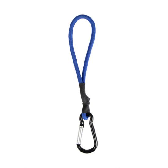 

Carabiner Bungee Cord Portable Hanging Hook Strong Elastic Rope Multifunctional Connector Heavy Duty Latex Elastic Cord with Alloy синий