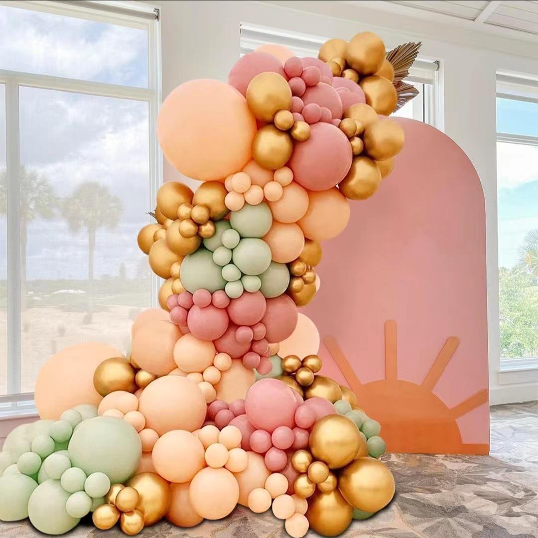 

Ретро Набор Цепочки из Шаров, Свадьба, День Рождения, Фестивальная Сцена, Оформление Фона для Мероприятия, Венок Set as shown