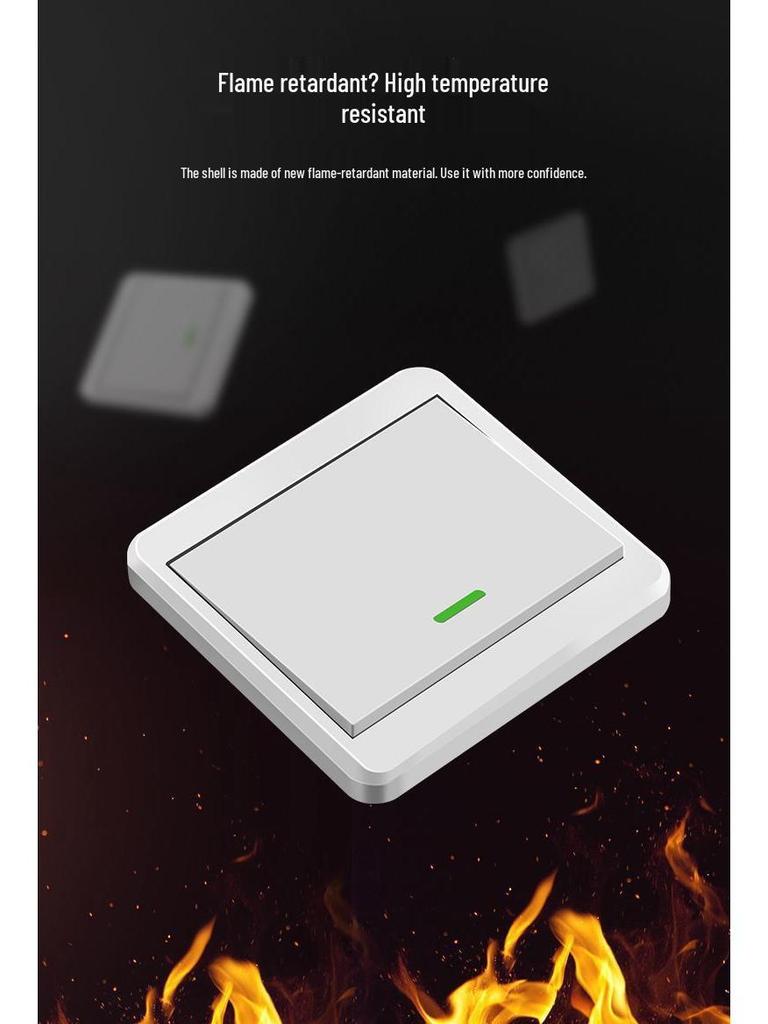 Wireless Smart Remote Master-Slave Light Switch 220V – Easy Installation