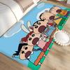 Cute Crayon Shins Chans Room Mats Cheaper Anti-slip Modern Living Room Balcony Printed Welcome Rug