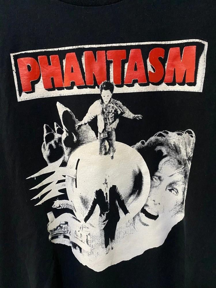 

90s Phantasm Horror Movie Black Short Sleeve Unisex T shirt Vtg S5XL Unisex T-Shirt L