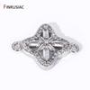 18K Gold Plated Brass Square Charm Connector,Inlaid Zircon Flower Pendant Connector For DIY Jewelry Making Accessories