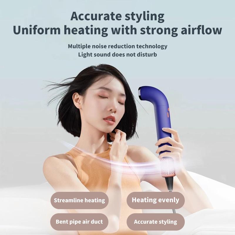 HD18 Handheld Hair Drying Machine Portable High Speed Negative Ion Hair Dryer Silent Fast Hair Drying Styling Tools