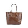 Michael Kors Vintage Logo Print Large Capacity Tote Bag Women Tote Bags Caramel-Brown 35H1T2JT3C-LUGGAGE