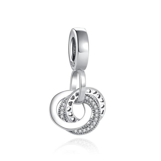 New Paper Crane Bead Charm Fit Original Fashion Bracelet Diy Jewelry For Women Gift