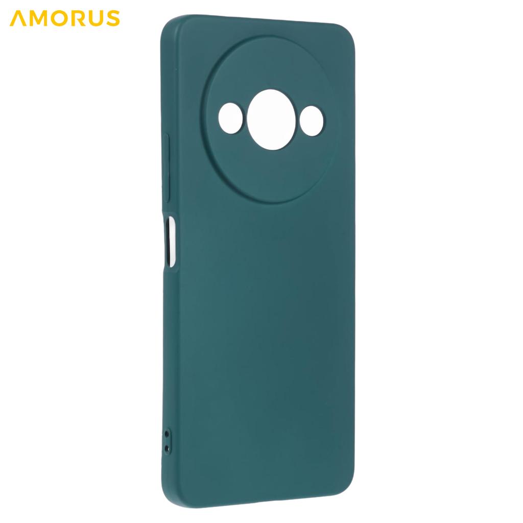 For Xiaomi Redmi A3 4G/Poco C61 4G Case Precise Cutouts TPU Fiber Lining Shockproof Phone Cover