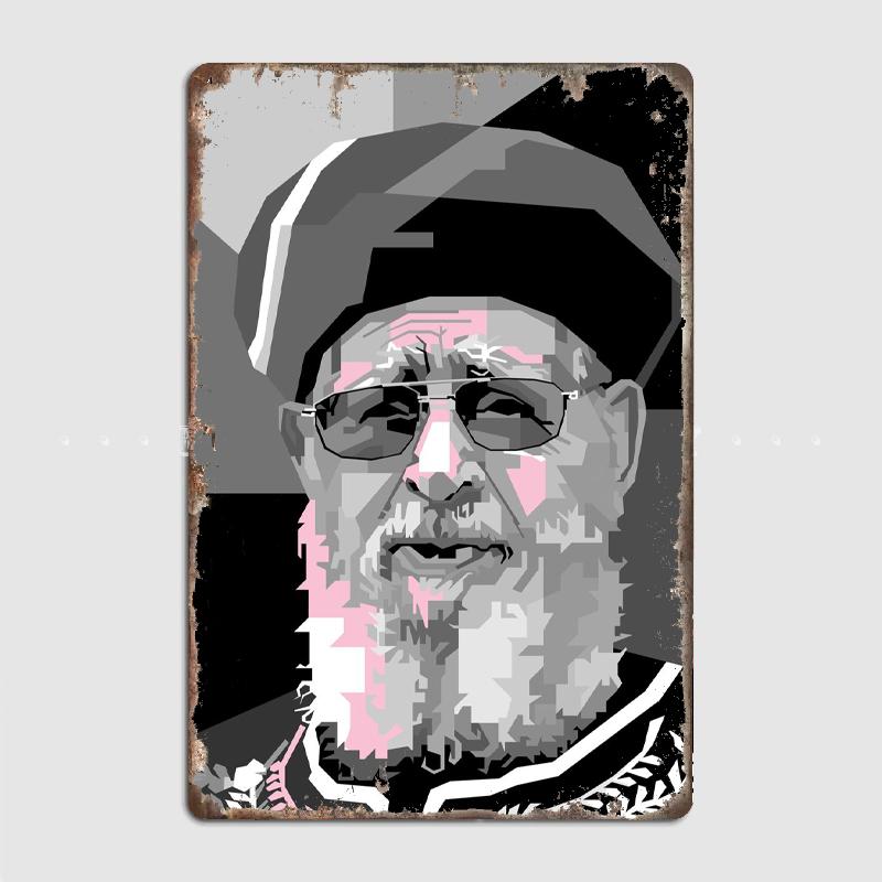 

Rabbi Ovadia Yosefr Metal Plaque Garage Club Wall Plaque Club Home Funny Tin Sign Poster 20x30cm（7.8x11.8inch）