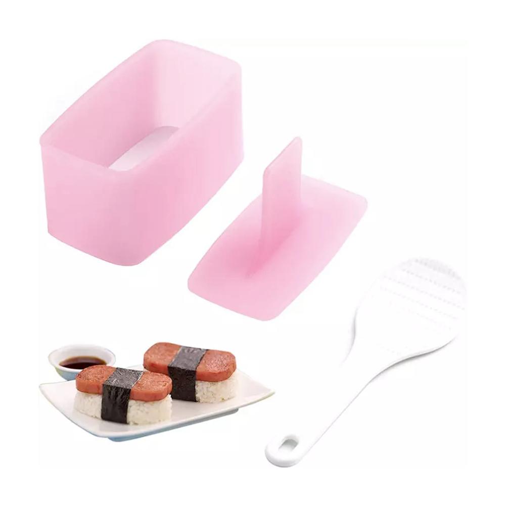 Rice Mold Musubi Maker Molder Warship Sushi Maker Rectangular COD Scoop Mold COD Meat Box Layer U9Y2