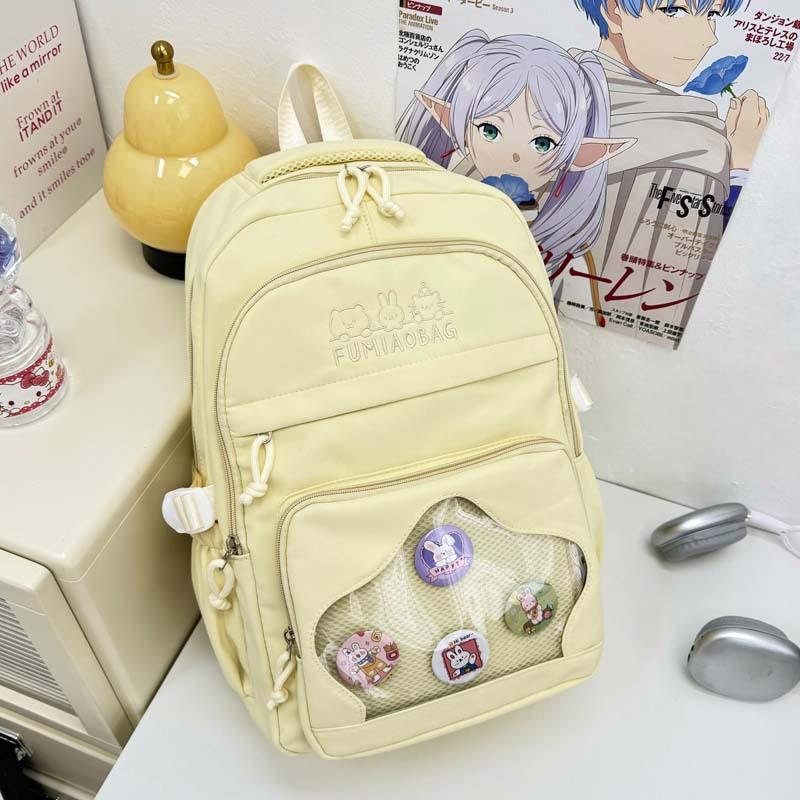 School Bag New High-value College Style Fresh and Sweet Backpack Junior High School Students Lightweight Travel Backpack