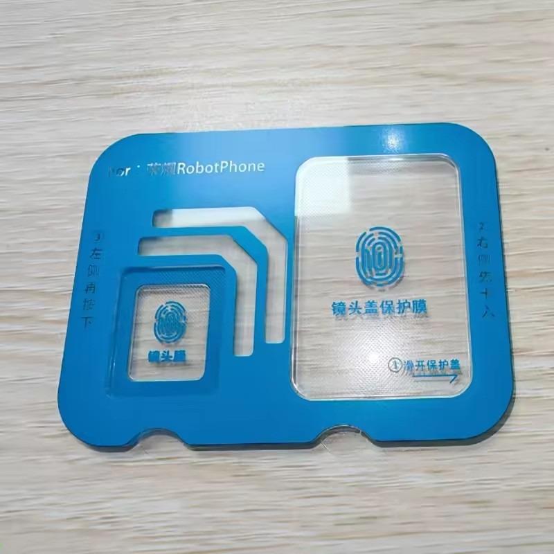 1-2Pcs Full Glue Camera Protectors for Honor Robot Phone 9H HD Tempered Glass Protective Films Lens Cover Locator Installation 4