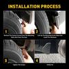 Flaps BLACK 4 PCS Mud Guards Splash For Mudguard Honda Accord Sedan 2003-2007 US