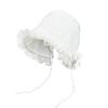 White Lace Bucket Hat Summer Visor Basin Cap Ins Fisherman Hat  Outdoor