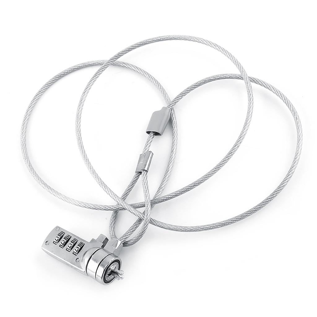 Laptop Combination Security Lock Cable Chain Theft Deterrent 4 Digit Password For Notebook PC
