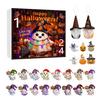 Halloween Advent Calendar 2025 24 Day Countdown Calendar with Acrylic Ghost/Gnome/Pumpkin Ornaments for Indoor Outdoor Home Party Decor