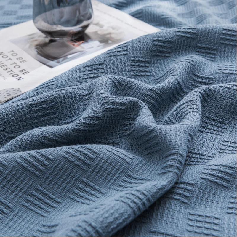 Advanced Pure Cotton Gaze Toalha Colcha Single Double Verão Fino Toalha Cobertor