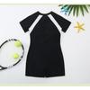 Children's Swimming Suit Girl Middle One-piece Boxer Two-piece Set Student Sports Training Swimsuit Independent Dress