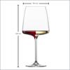 Zwiesel Vivid Sense Wine Glasses for Red and White Wines, 710ml, 122428 (Set of 2)