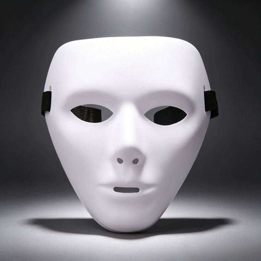 Fashionable Elastic Strap Halloween Face Masque Plastic Reusable Party Headwear Mask Headwear Structure Cosplay Masque For Adult