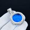 London Topaz Pendant, 925 Sterling Silver Handmade Jewelry, London Topaz Silver Pendant, Party Wear Jewelry For Women's, Pendant Christmas Gift