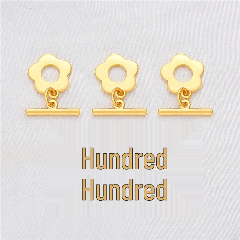 

Браслет и ожерелье из 18-каратного золота, не меняющие цвет, DIY, застежка OT, ювелирные коннекторы